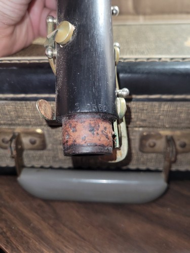 Vintage Rosewood Clarinet France Telleno PARTS OR REPAIR ONLY! - Picture 12 of 24