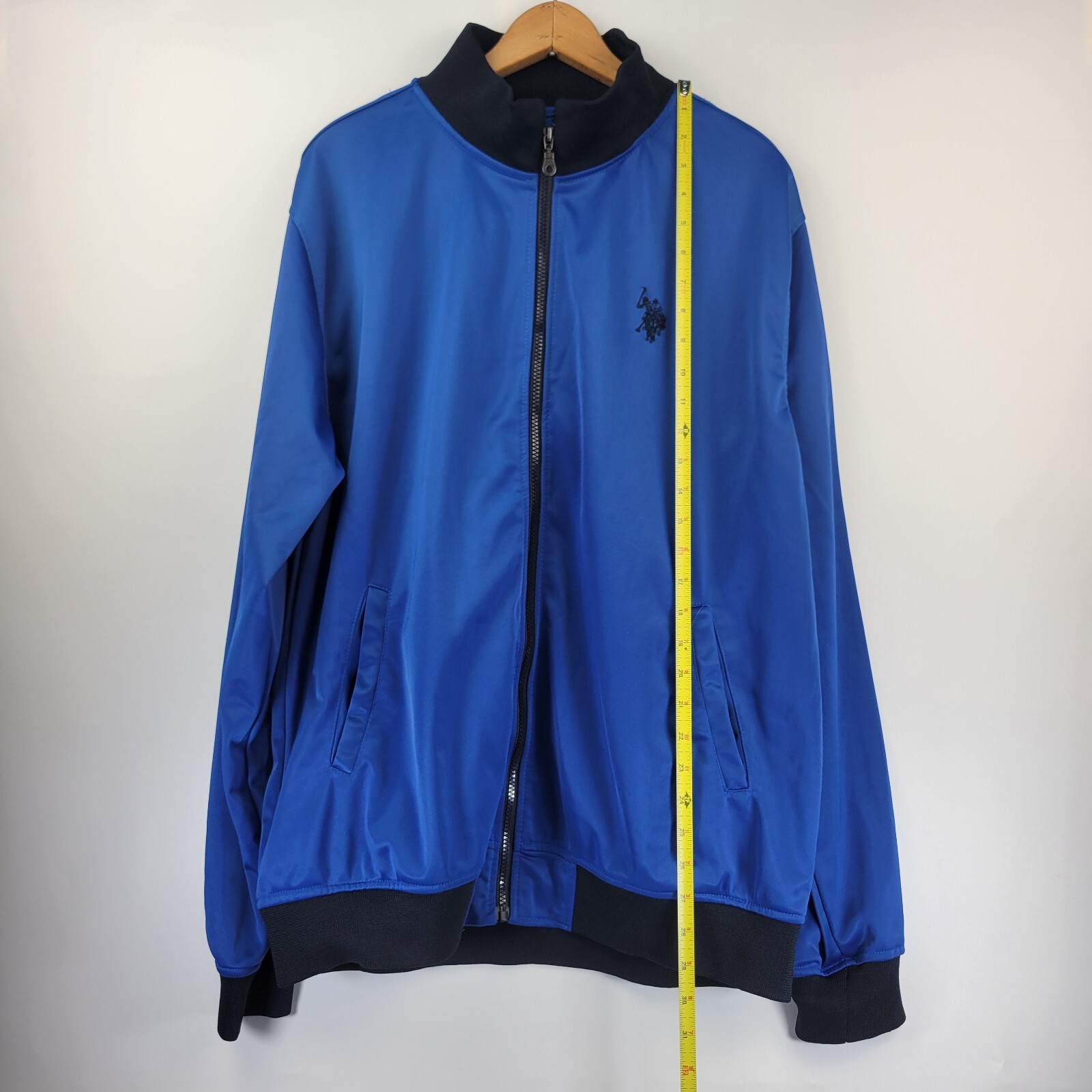 Giacca US Polo Assn taglia XL zip pony manica lunga