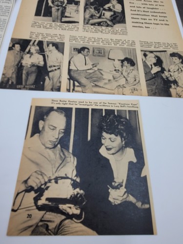 6 Vintage Lucille Ball Newspaper Clippings - Picture 4 of 9
