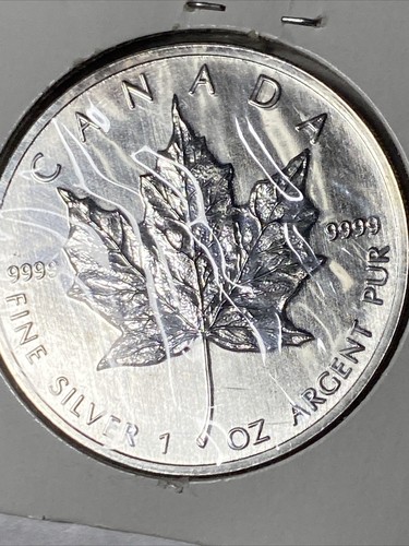 1988 -1989 Canadian $5 Dollar Maple Leaf 9999 1 oz Fine Silver BU - Picture 12 of 12
