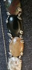 Taxco Sterling Stamped: Vintage; 7 Lrg Multistone, Mexican Silver Link Bracelet  — photo 8