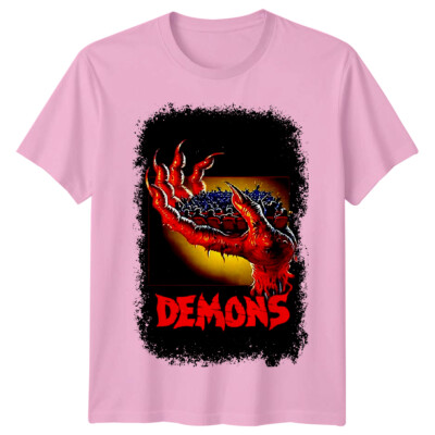 Demons (1985) Movie Poster Inspired T-Shirt Retro 80s Tee