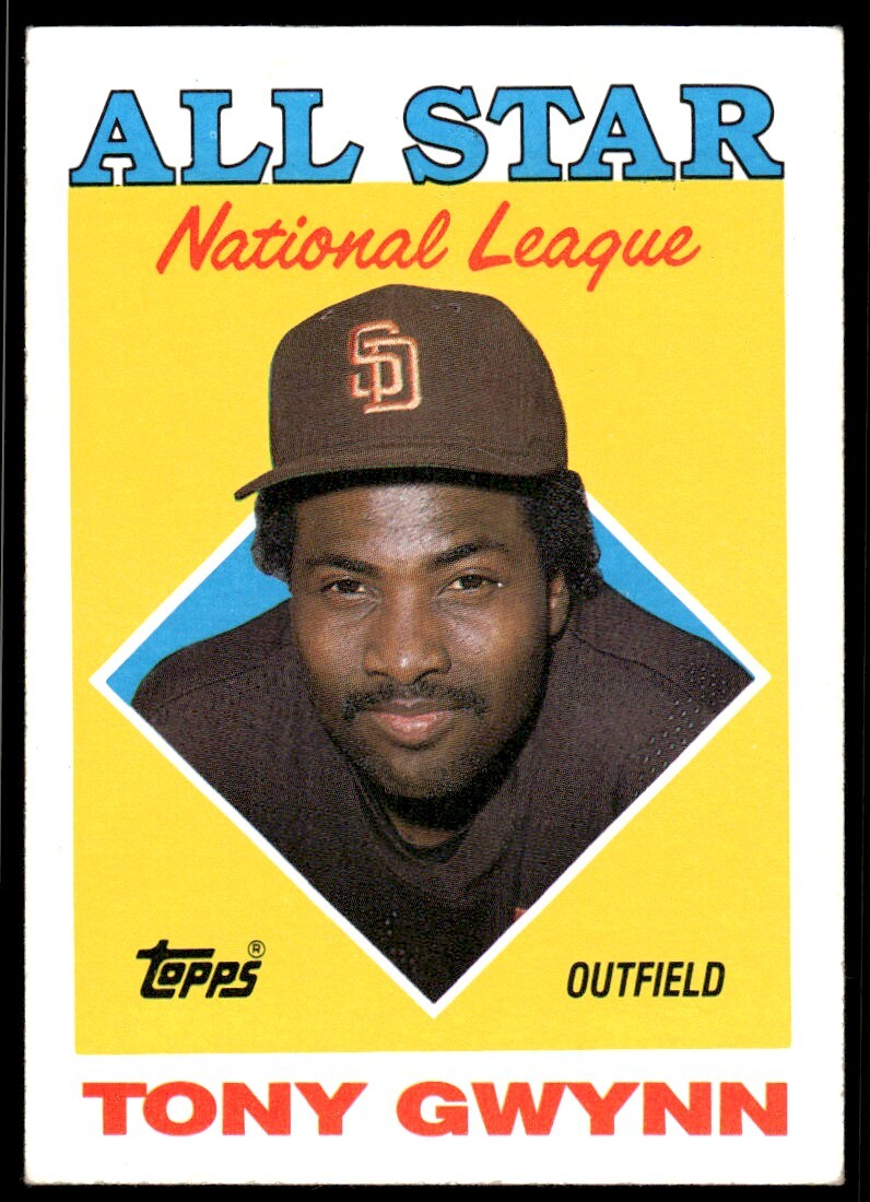 1988 Topps Baseball Tony Gwynn San Diego Padres 402 eBay
