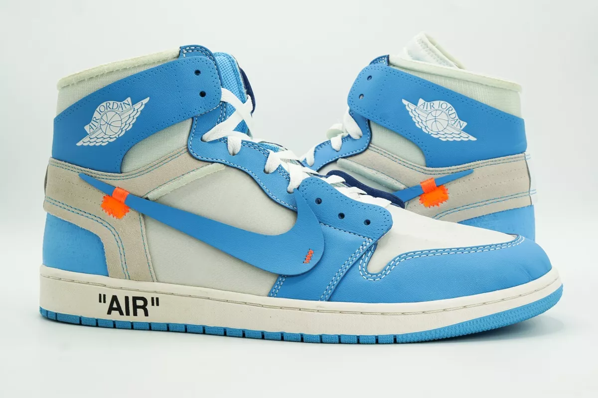 Off-White Air Jordan 1 UNC Powder Blue AQ0818-148 - Sneaker Bar