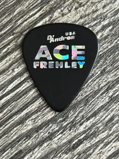 Kiss Guitar Pick ACE FREHLEY D'Andrea Bad Boys Silver Prism Black Vintage Kiss