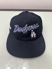 VTG RARE 90s LA Dodgers Sports Specialties Script Snapback Hat CapLos Angeles