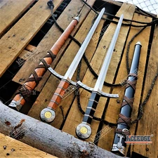 23" King Arthur Excalibur Crusader Medieval Sword Scabbard Dagger 2 Types