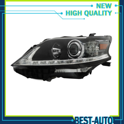 LH Headlight For Lexus RX350 RX450h 2013-2015 w/o AFS HID Xenon Halogen LED DRL