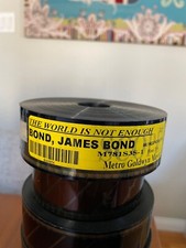 New sealed The World Is Not Enough James Bond 35mm film movie cell trailer SCOPE