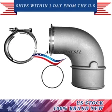 Turbo Elbow Flange Clamp 3682674 for Cummins ISX T6 Exhaust ISX Borg Warner S400