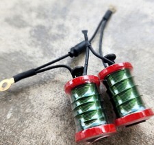 1.25" 8-32 Tattoo Machine 7.5 Wrap Red Washers Clear Covers Forward Tattoo USA 