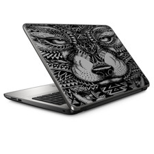 Laptop Skin Wrap Universal for 13 inch - Aztec Lion Wolf Design