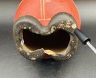 Vintage Chulucanas Peru Man Clay Pottery Sculpture Folk Art Round RARE — photo 9