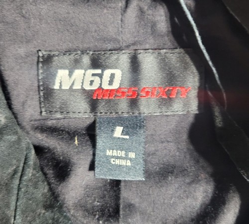 VINTAGE Wilsons Suede Leather Ladies L Black Moto Jacket Western Fringe Cowgirl - Picture 3 of 12