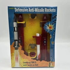 Vintage NOS Park’s Defensive Anti-Missile Water Rockets 2 Pack  No. 550-200 USA