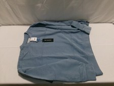 H449 ONE TEASPOON Blue Acid Crew Sweatshirt Top Blue Womens Size Medium