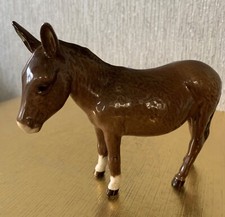 BESWICK DONKEY MODEL No. 1364B NATURAL BROWN GREY GLOSS PERFECT (B)