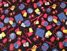 Fabric Traditions 1993 Quilt-Craft Fabric Ribbon Sewing Materials Pattern 1 Yard