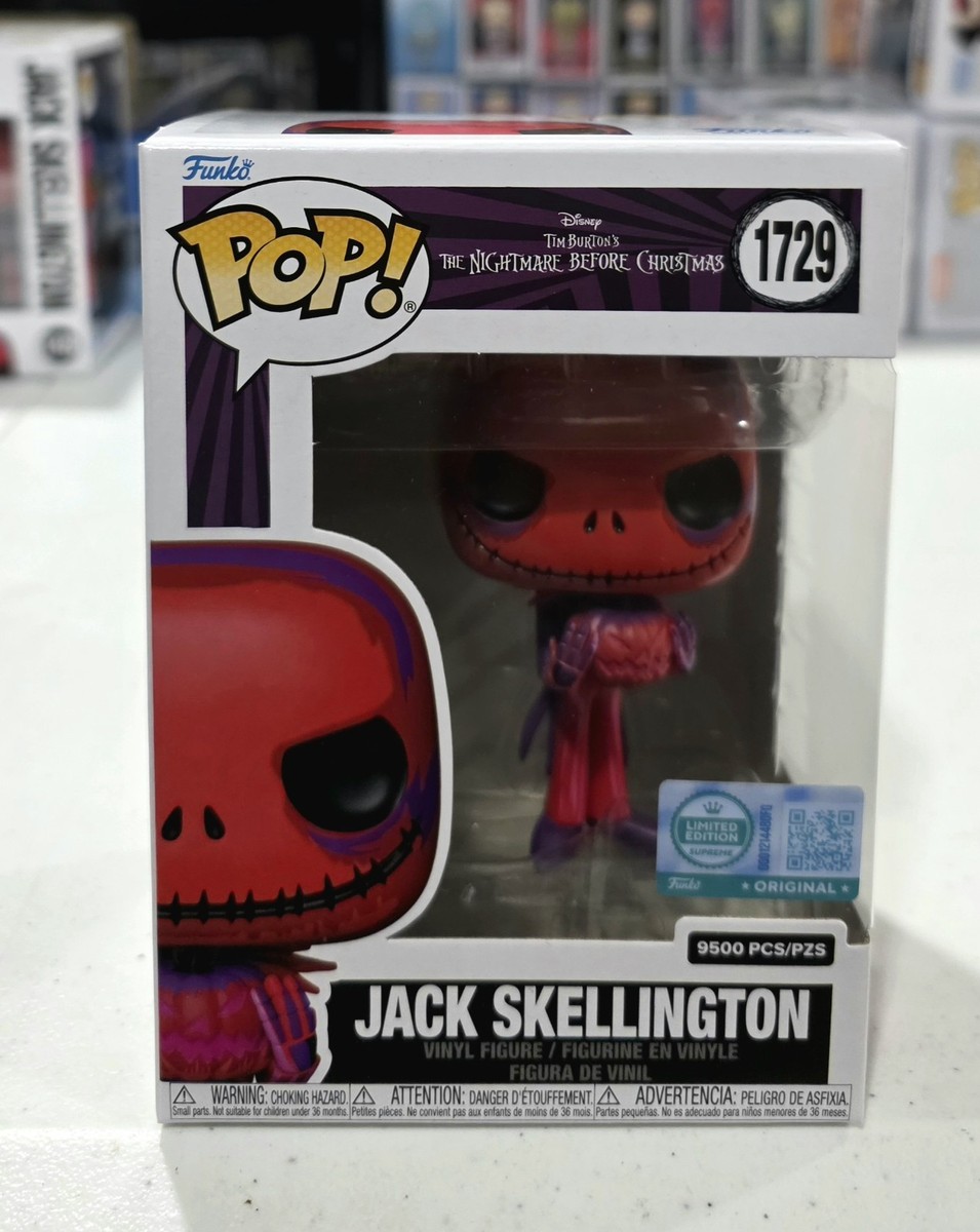Funko Pop Jack Skellington 9500 Pcs Limited Edition Supreme #1729