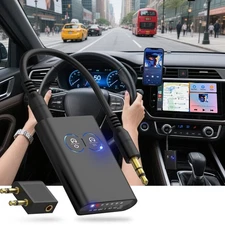 Bluetooth Transmitter Receiver for TV, 2-in-1 Bluetooth 5.3 Adapter with Qual...