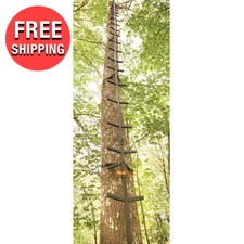 Tree Stand 25-Feet Full Step Climbing Sticks Hunting Game Ladder Deer Steel Gear