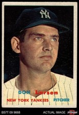 1957 Topps #175 Don Larsen Yankees 4 - VG/EX