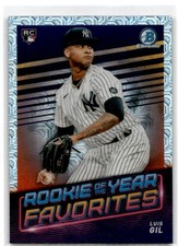 2022 Bowman #ROYF-15 Luis Gil ROTY Favorites Mega Box New York Yankees