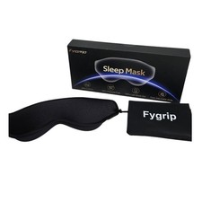 Black 3D Eye Mask Sleep Mask Light Block-Out Eye Mask for Sleep Adjustable Strap