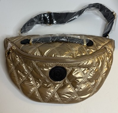 Joy CleanBoss Gold Stylish & Chic Quilted Sling/Belt Bag - NEW