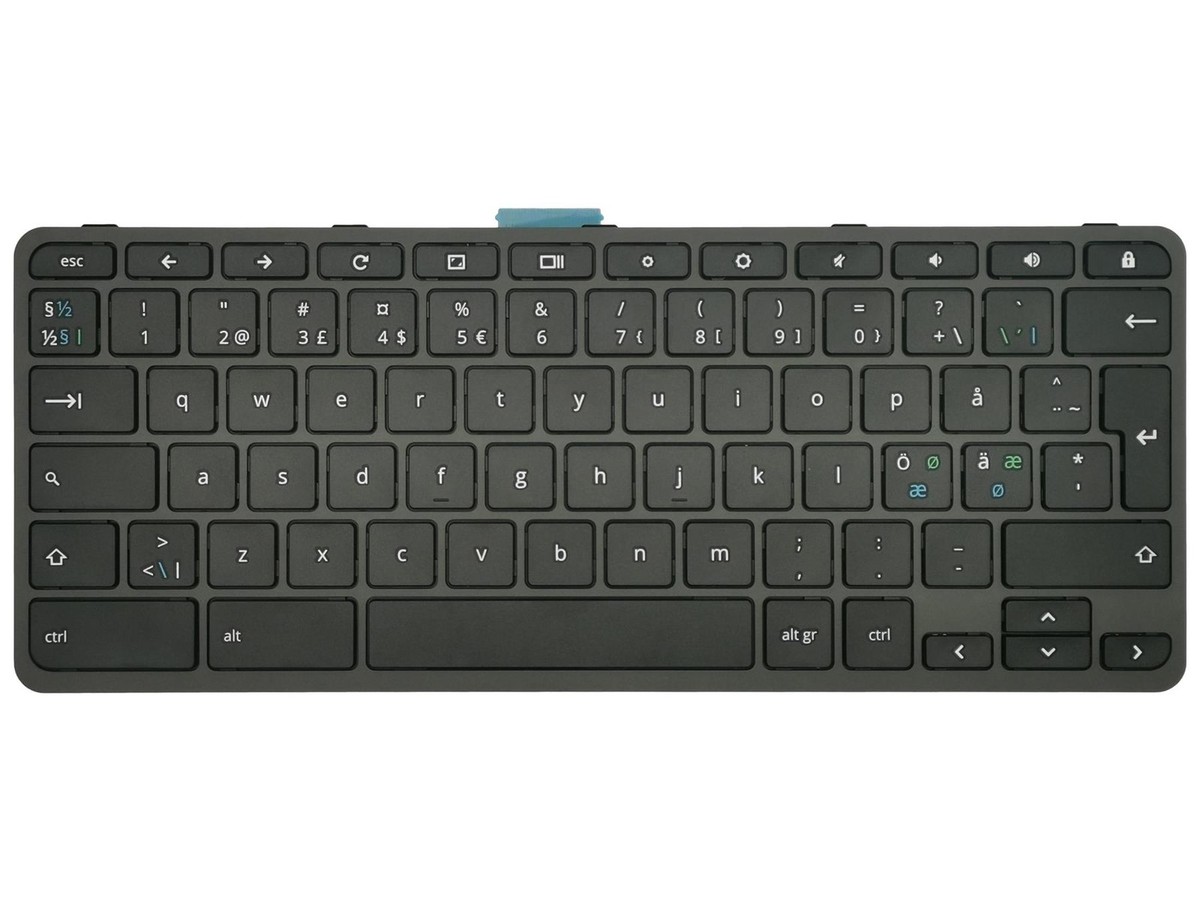 Acer Chromebook Spin R721T Keyboard Nordic Black NK.I111S.08L | eBay