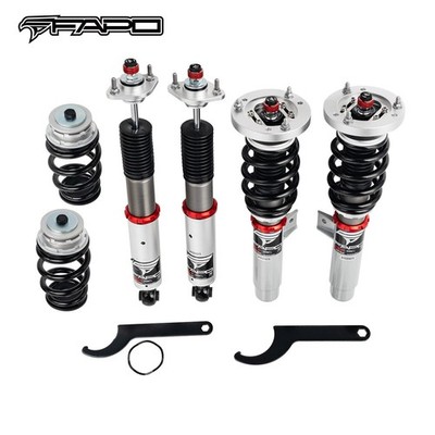 32 Clicks Adjustable Damper Lowering Kit for BMW E46  320i  325i 328i RWD 97-06