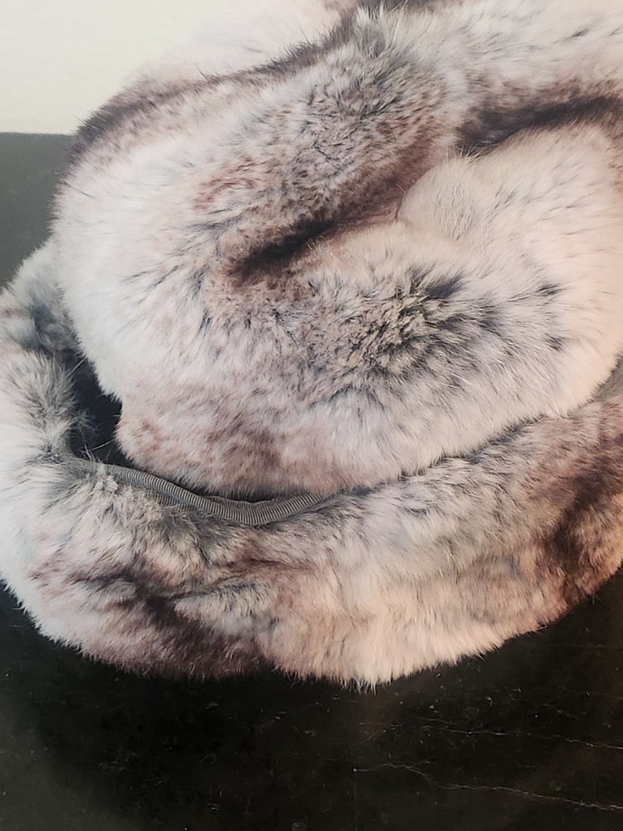 Christian Dior Chapeaux Vintage Womens Chinchilla Pillbox Hat 