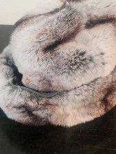 Christian Dior Chapeaux Vintage Womens Chinchilla Pillbox Hat