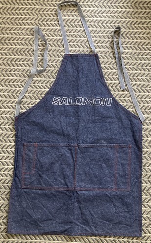 Vintage Salomon Dark Indigo Denim Shop Apron Workwear