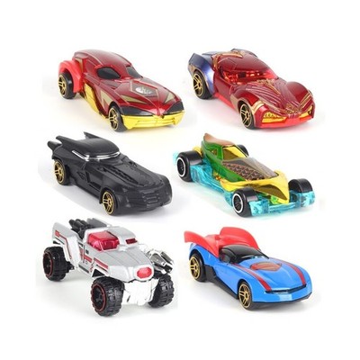 6 Stück Hot Spider Auto Superhelden Legierung Auto Spielzeug Geschenk für Fan Kinder ab 4 Jahren