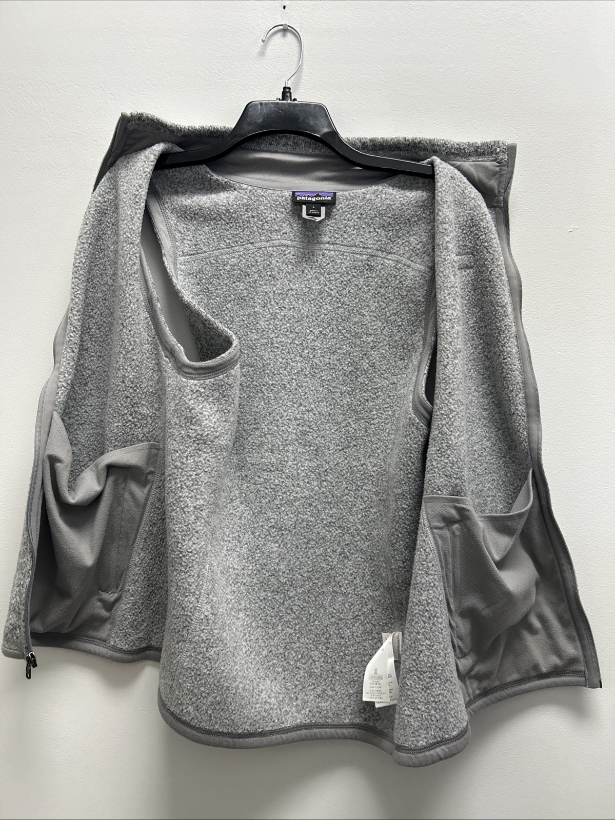 Patagonia Women's Better Sweater Vest Full Zip Gray Size L STY25886 thumbnail 3