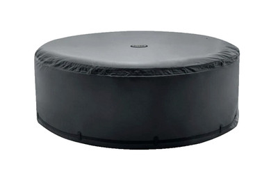 New Intex Energy Efficient 4 Person Round Hot Tub Cover 78in Dark Gray 28523E