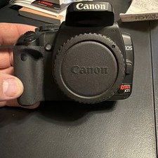 Canon EOS Rebel XTI SLR Camera W/ 2 Batteries and Accessories- Untested-  Read 