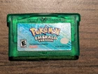 Authentic Pokemon Emerald Version GBA Nintendo Game Boy Advance Tested