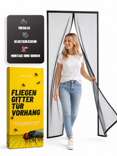 Fliegengitter T&uuml;r Fiberglas - Insektenschutz Magnetvorhang T&uuml;rvorhang Balkont&uuml;r