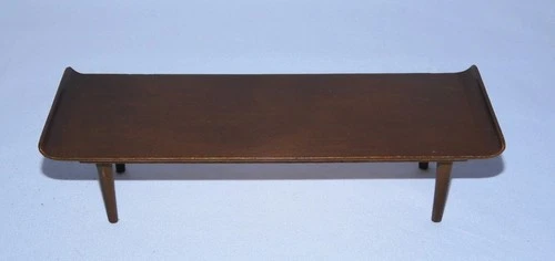 Vtg 1958 Mattel Wood Mid Century Modern Doll Furniture Coffee Table MCM- Japan