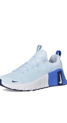 Nike Free Metcon 6 Men s Low Top Lace Up Athletic Sneaker Light Blue/Navy. 