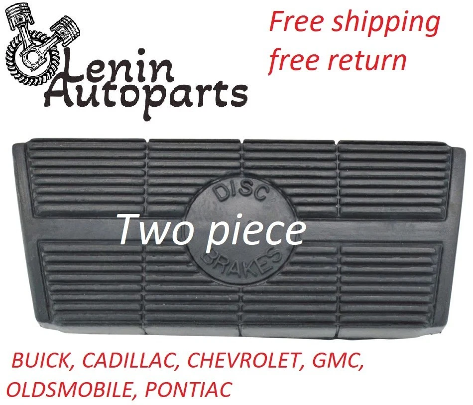 Brake Pedal Pad for Buick Cadillac Chevy GMC Olds Pontiac Brake Pad 2 piece Foto 2 de 4