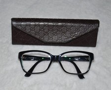 Damen Gucci Brillengestell schwarz mit Sehstärke mit Brillenetui