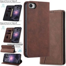 For iPhone 17e Wallet Leather Pouch Case Flip Kickstand Holder Heavy Duty Cover