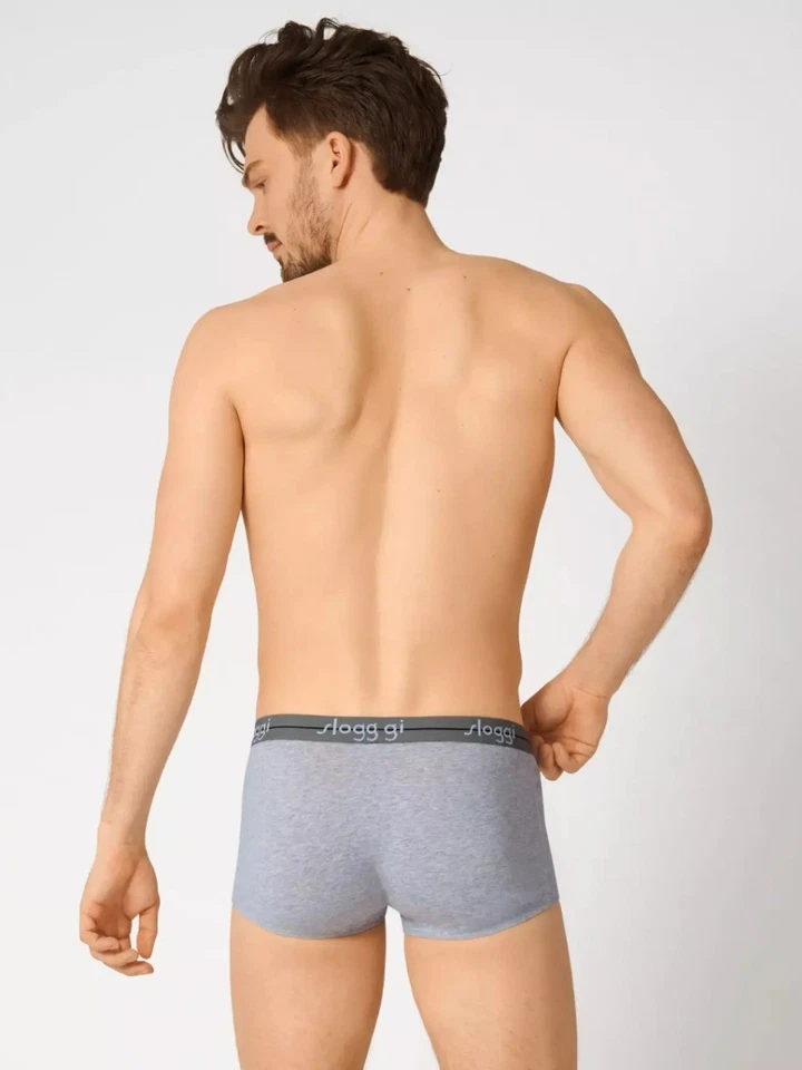 2 Boxer Sloggi Start Hipster con cuciture a contrasto in Cotone Elasticizzato - Immagine 2 di 4