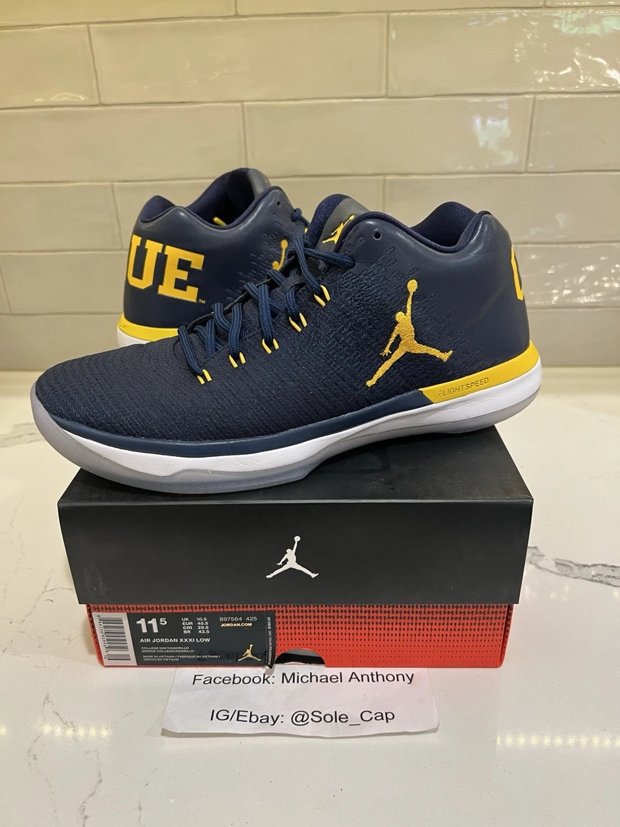 Jordan 31 Low Michigan for Sale | Authenticity Guaranteed | eBay
