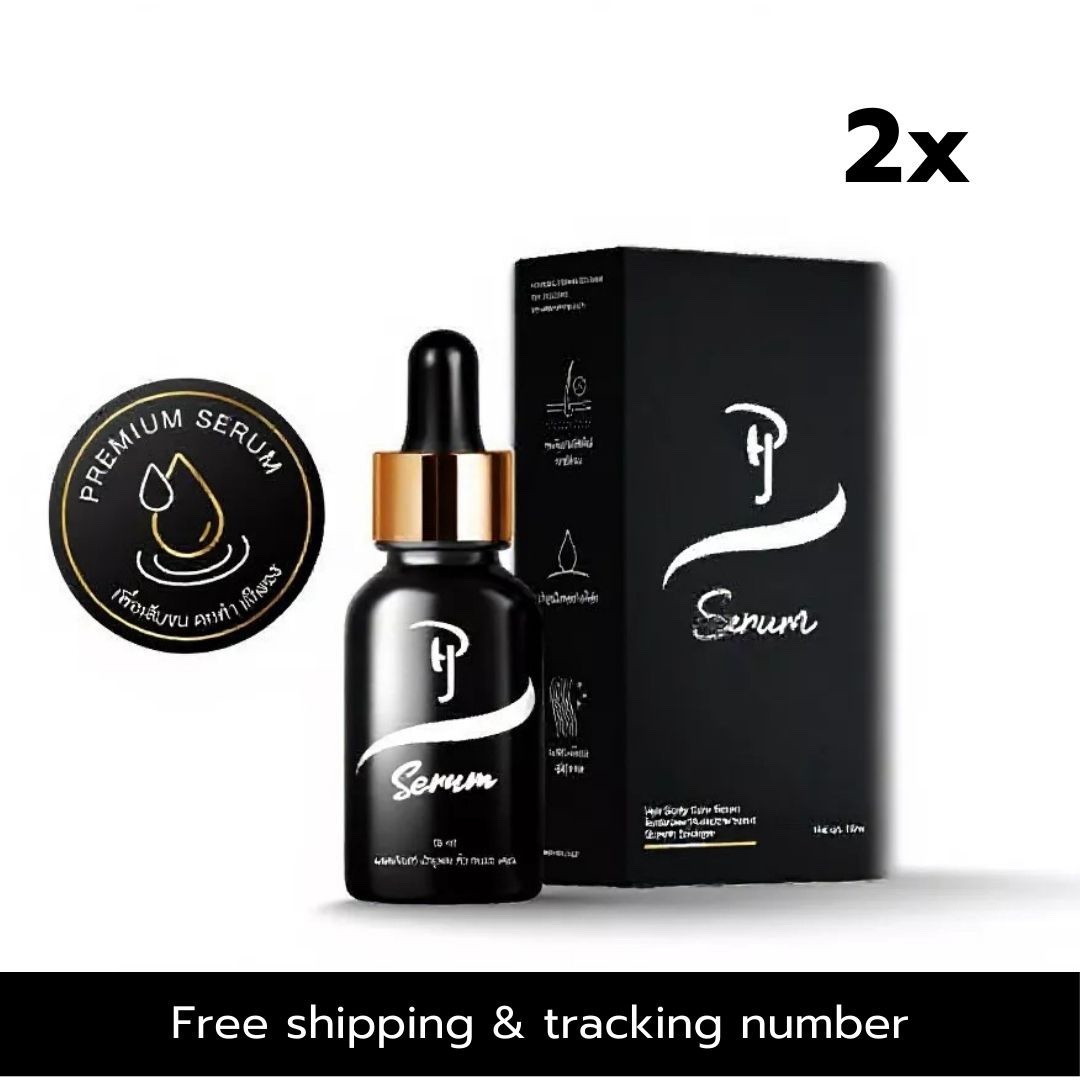 2 x PJ Serum Hair Tonic Hair Care Product Cejas Bigote Barba Patillas 15 ml