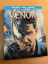 Venom Blu-ray DVD 2018 slipcover Like New