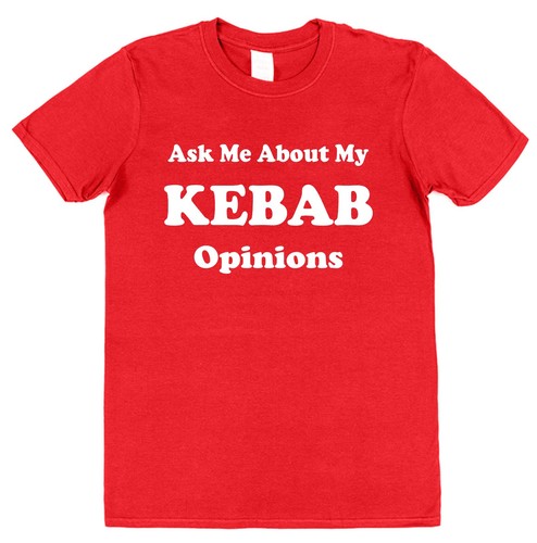 Ask Me About My Kebab Opinions T-Shirt • Lustiges Essen Tee Geschenk für Take Away Liebhaber - Bild 4 von 5